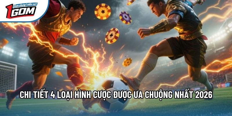 Chi tiết 4 loại hình cược được ưa chuộng nhất 2026